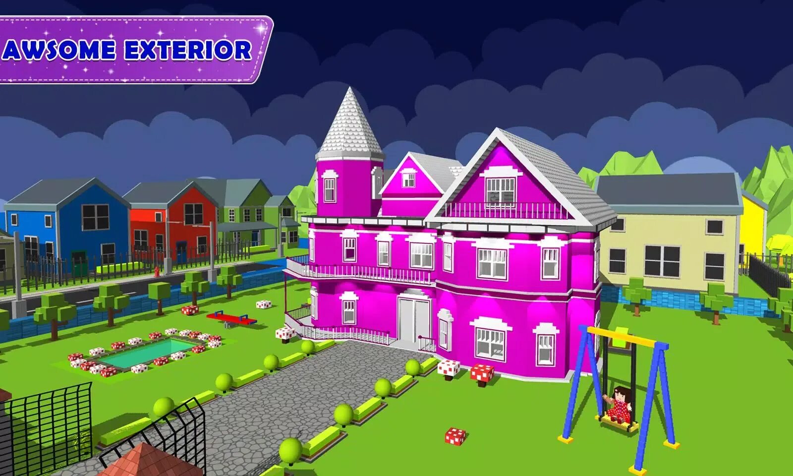 Игра дом девушек 2. Игра большой дом. игра &quot;домики&quot;. house house игры.