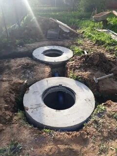 Септик из колец в шаховском