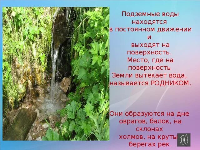Как называется вода находящаяся в земной. Как называется вода находящаяся в земной