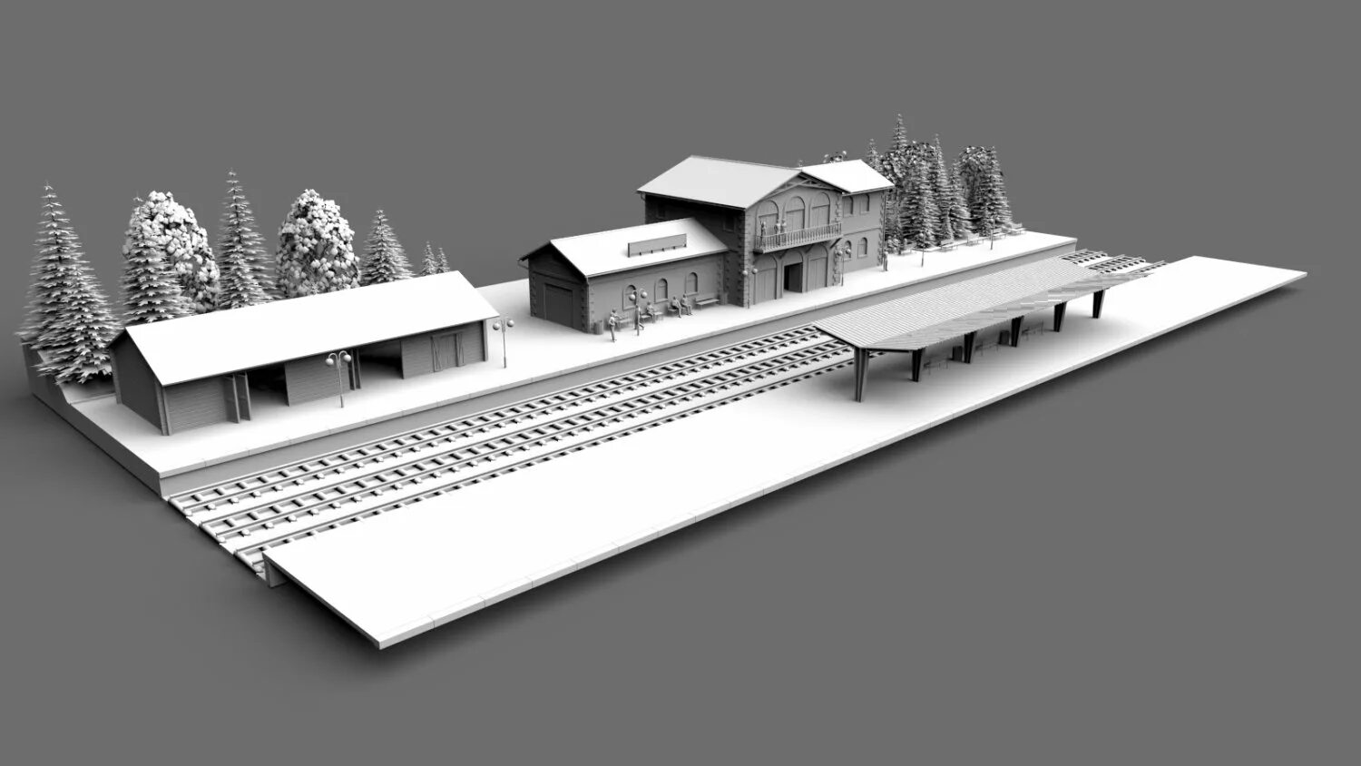 D3 станции. Train Station 3d model. Вокзал 3д модель. 3д модель станции. ЖД вокзал 3д модель.