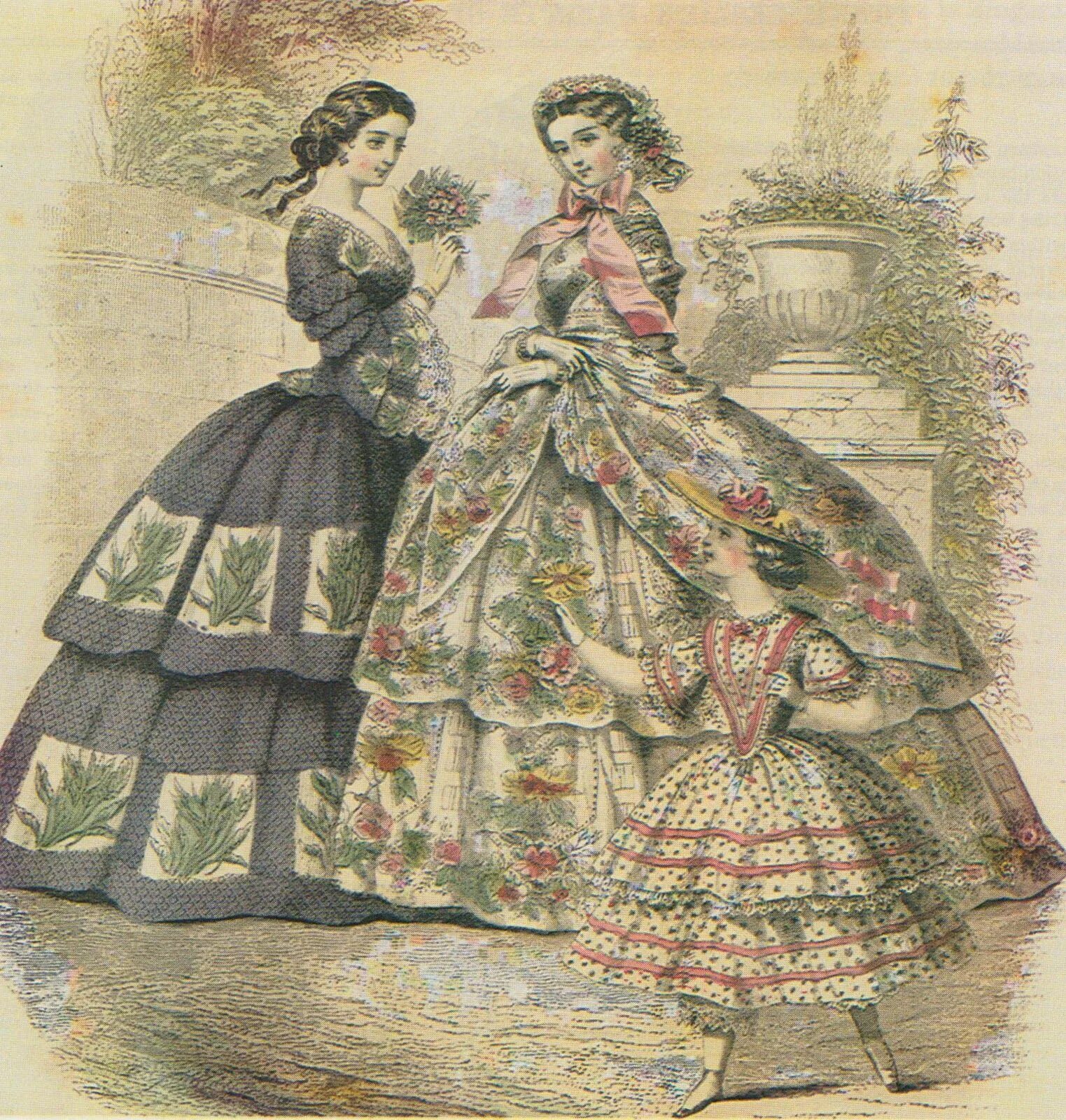 Век кринолинов. Викторианская мода 1850е. Кринолин 1850. Кринолин викторианской эпохи. Кринолин 19 век.