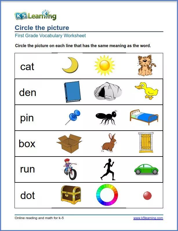 Match the pictures with the text. Vocabulary Worksheets. Worksheets 1 Grade. English Worksheets 1 Grade. English for Kids first Grade.