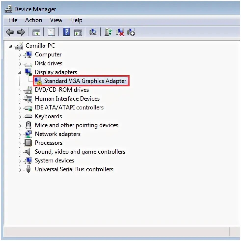 Стандартный VGA графический адаптер. Стандартный VGA графический адаптер драйвер. Стандартный VGA графический адаптер АМД. VGA драйвер для Windows 7. Стандартный vga адаптер драйвер