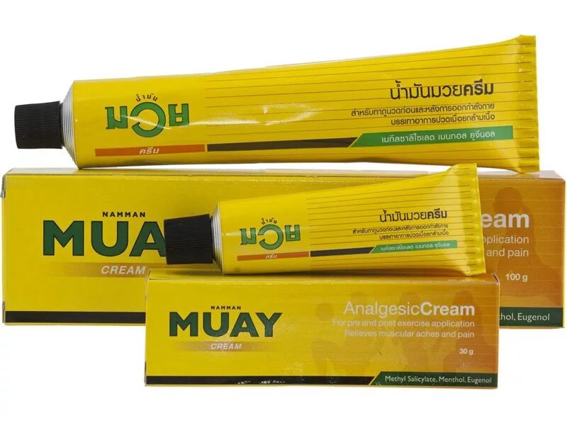 Крем 30 грамм. Namman Muay мазь. Тайская спортивная мазь Muay. Мазь Muay analgesic Cream. Тайская мазь для спортсменов Namman Muay.