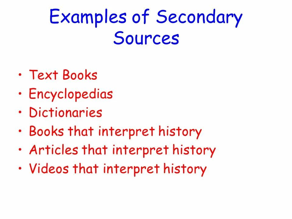 Sample source. Secondary sources. primary and secondary sources. primary sources examples. examples of sources.