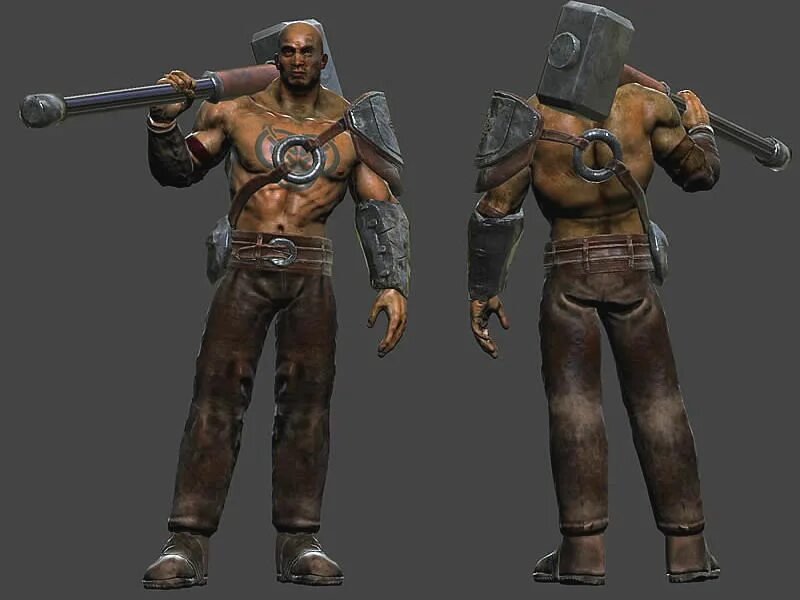 Hammer warrior. Голиаф днд 5. Hammer warriors. Тату рпг. Warrior with hammer.