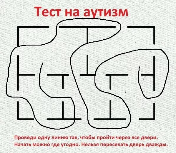 Тест на аутизм. Диагностические тесты на аутизм. Задачи для аутистов. Тест на аутизм проведи одну. Тест 5 линий