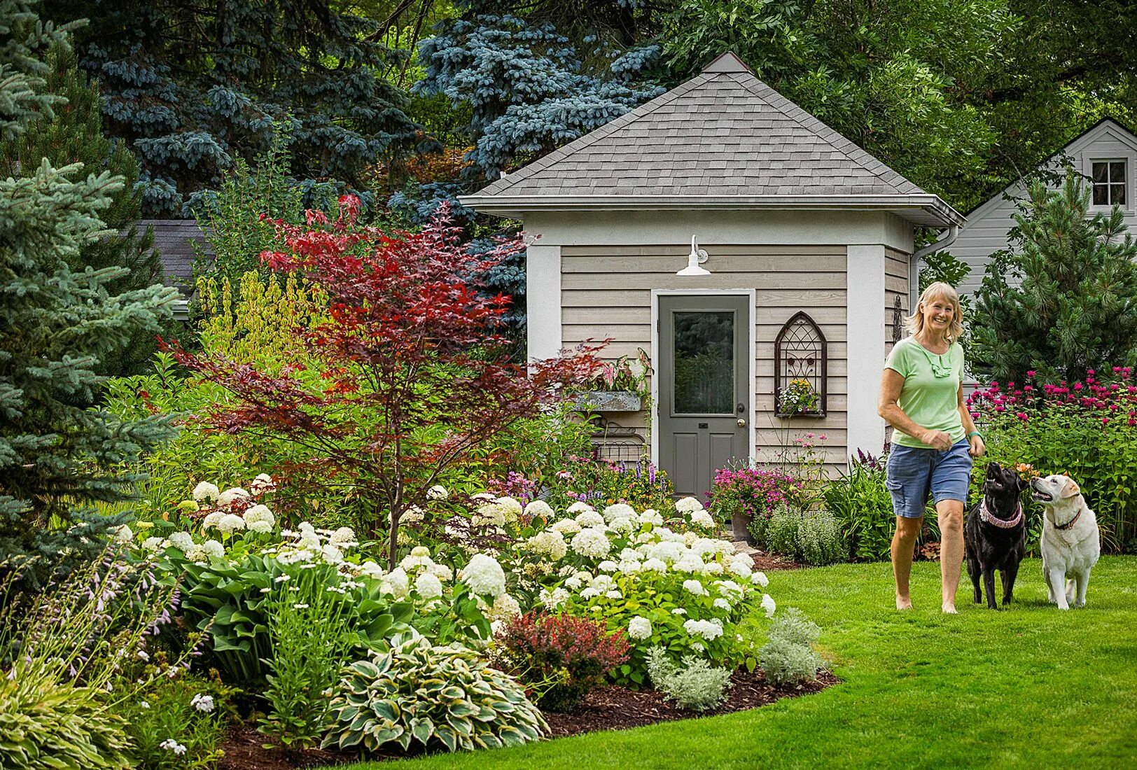 Look there is in the garden