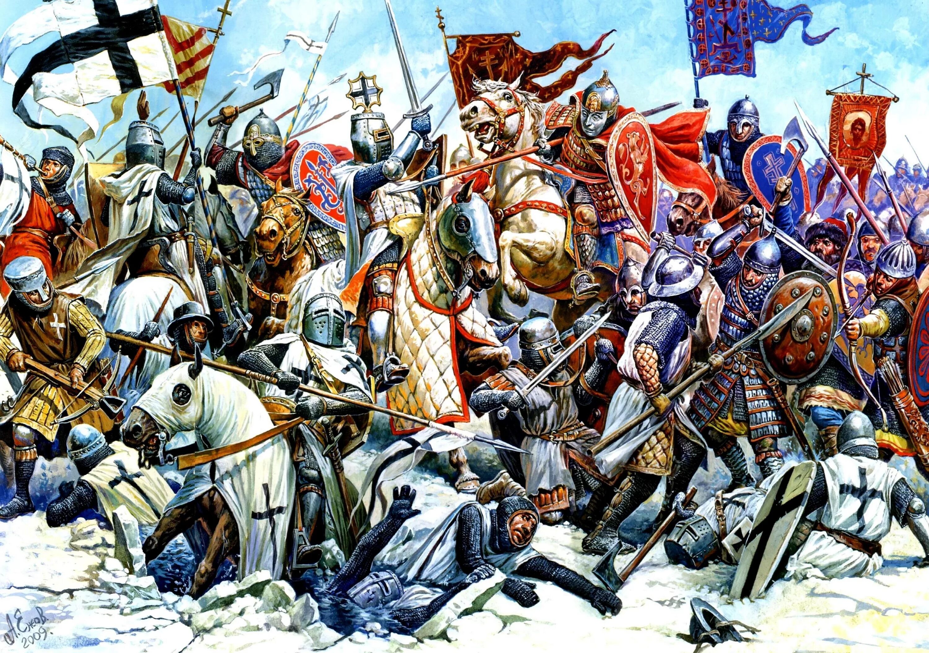 Войско шведского короля высадилось в устье невы. Ледовое побоище 1242. Битва на Чудском озере 1242 год Ледовое побоище.