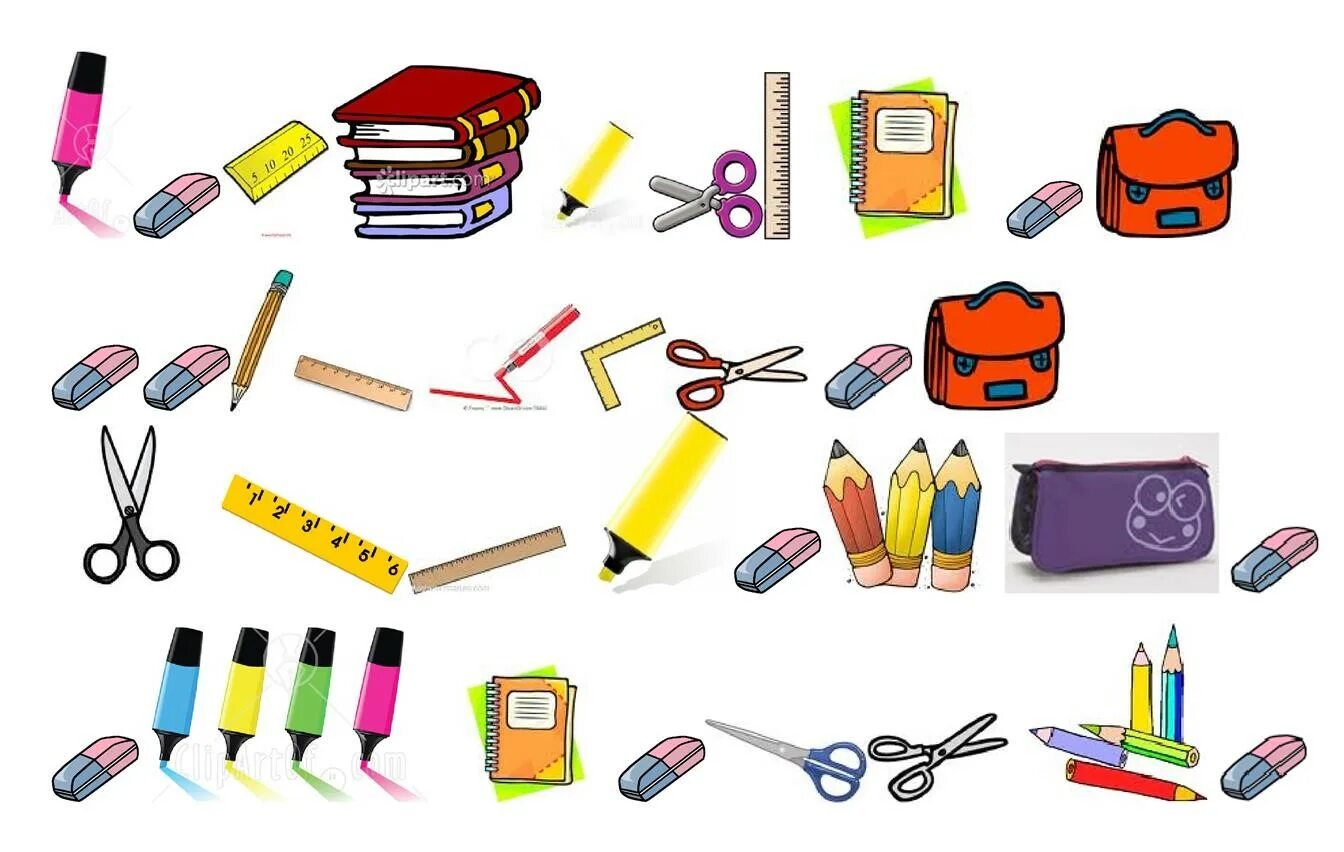 How many subjects. How many School objects. How many School things. Посчитай школьные принадлежности. School objects ESL.