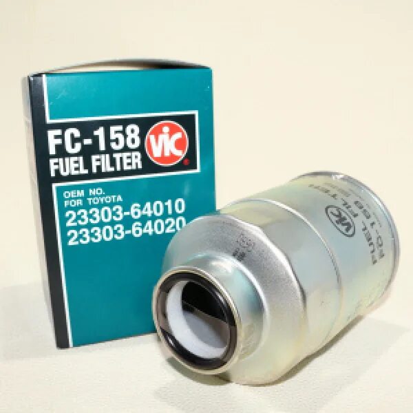 F c 158. Vic fc158 фильтр топливный. Фильтр топливный FC-158. FC-158 23303-64010. 23303-64010 Фильтр топливный.