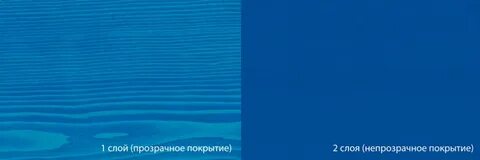 Синие краски по дереву