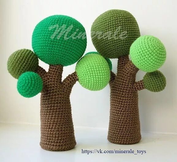 Как связать дерево крючком схема Tie a Yellow Ribbon 'round the ole Oak tree Crochet pattern by Patricia Stuart C