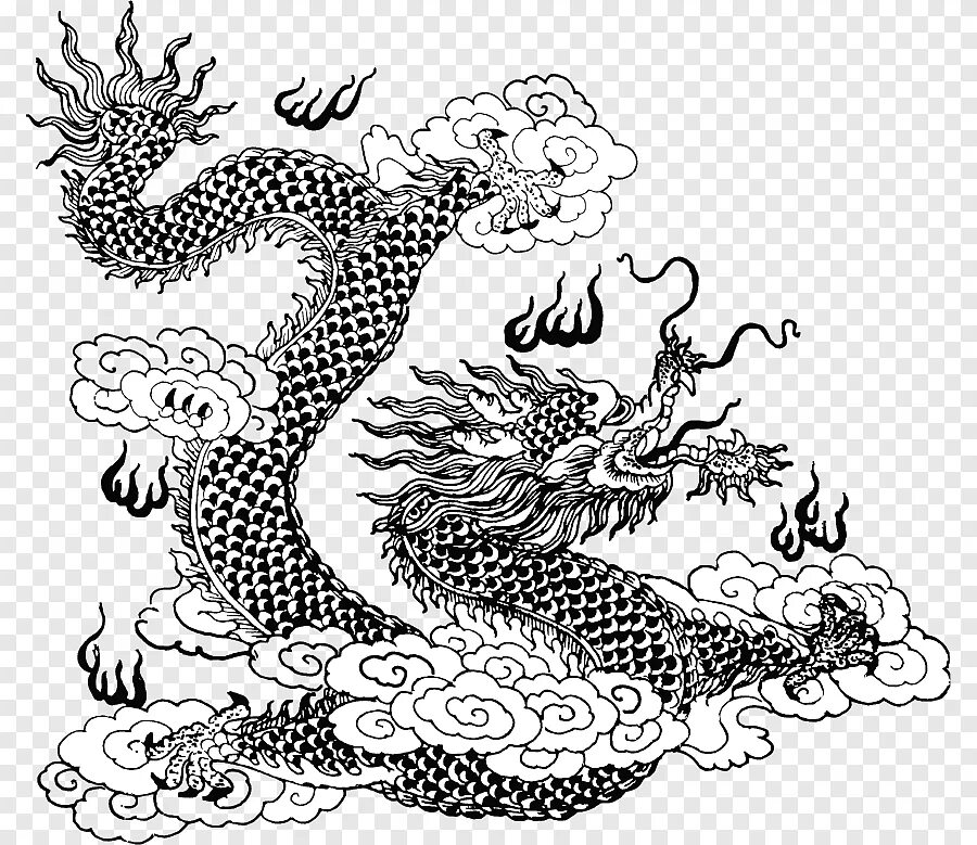 Китайский дракон. Японский дракон. Дракон в китайской мифологии. Китайский орнамент. Asia dragon