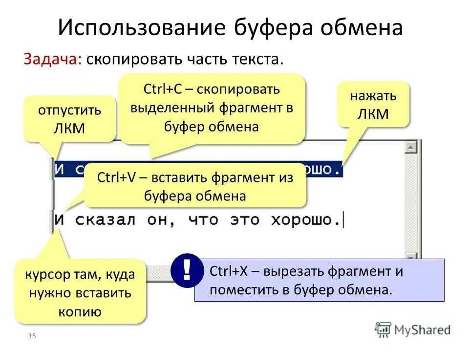 Как скопировать где нельзя. Использование буфера обмена. Вставить в буфер обмена. Вставка из буфера обмена. Скопировано в буфер обмена.