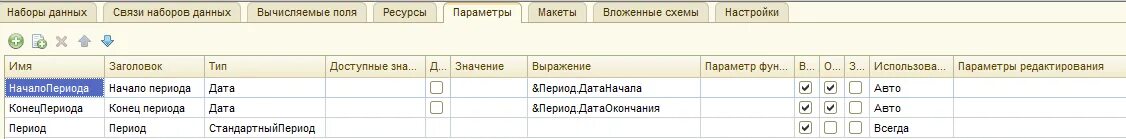 1с добавитькдате в запросе