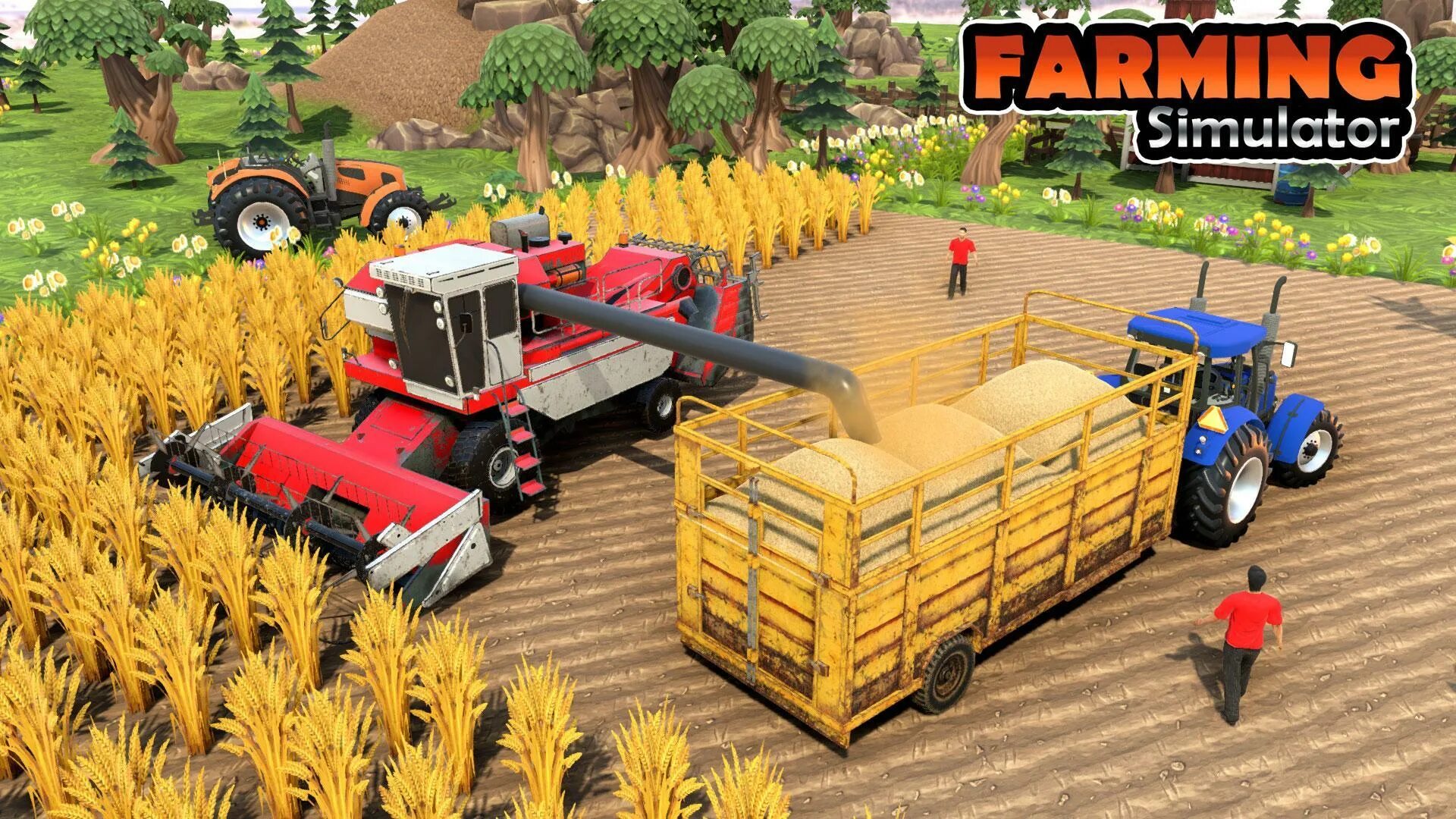 Трактор домашние игры. Tractor Farming 3d Simulator. Farming 2020 игра. Real tractor Farming Simulator. Ферма игра 2020.