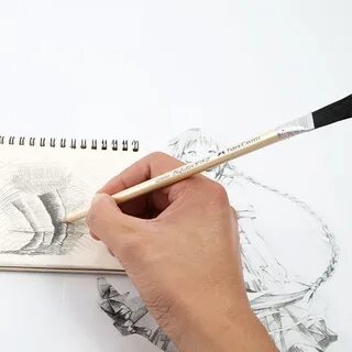 Карандаш кисть ластик