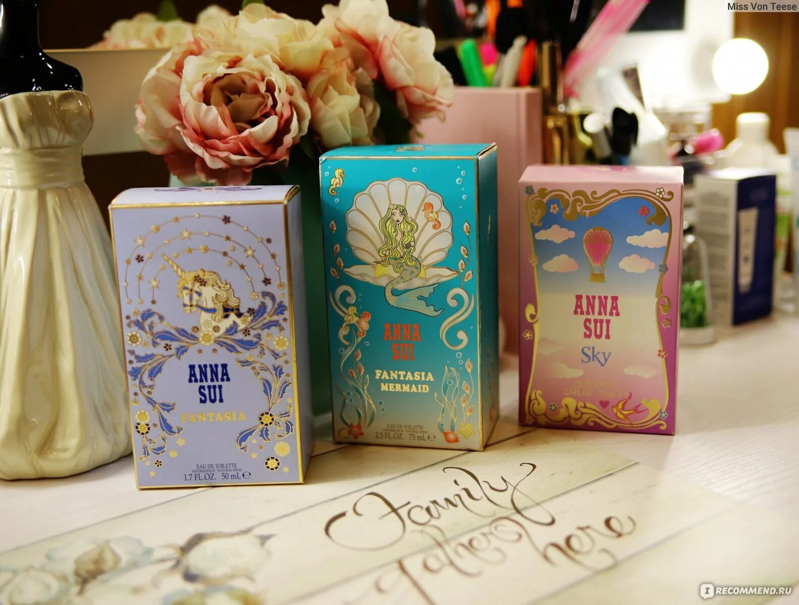 Anna sui sky. Anna sui Fantasia Mermaid 15 мл. Бренд коллекции духи. Духи Anna sul cosmetik Sky.