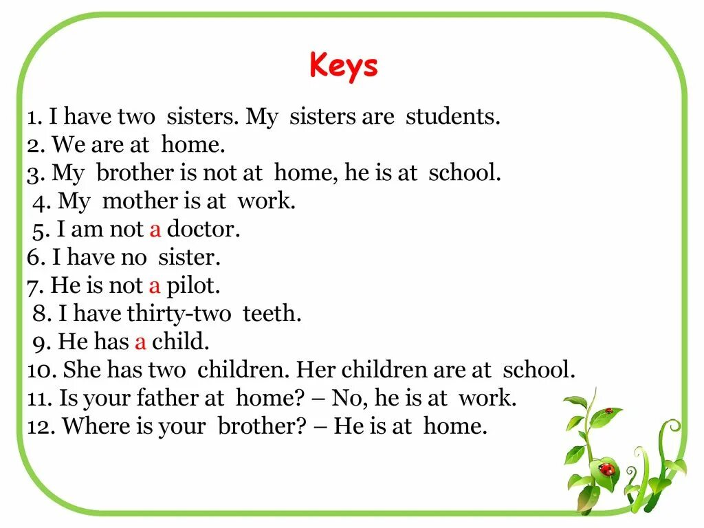 My brother is at ...Home.. I have two sisters my sisters are students. I have two. I have a sister. My sister is doctor