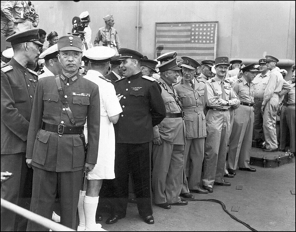 Акт капитуляции японии ссср. Капитуляция Японии 2 сентября 1945. Деревянко капитуляция Японии.