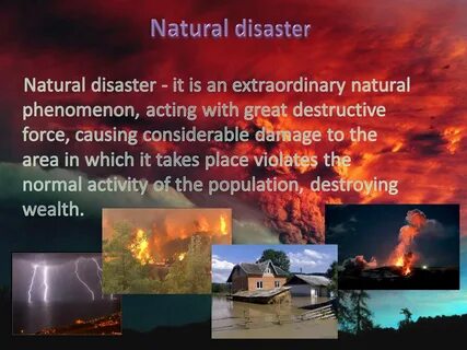 Natural disasters examples