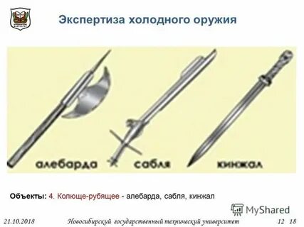 Экспертиза холодного оружия