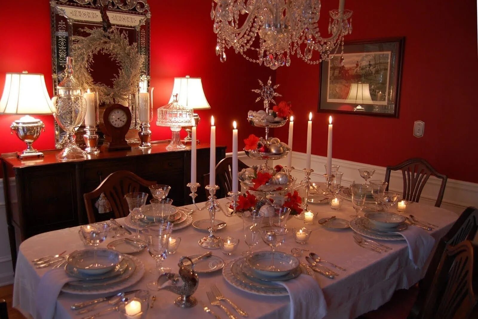 Картина светодиодная "ester-plus" et - 9171. Красивый новогодний стол. Сколько свечей должно быть на новогоднем столе. Сервировка новогоднего стола. Сколько свечей должно быть на новогоднем столе.