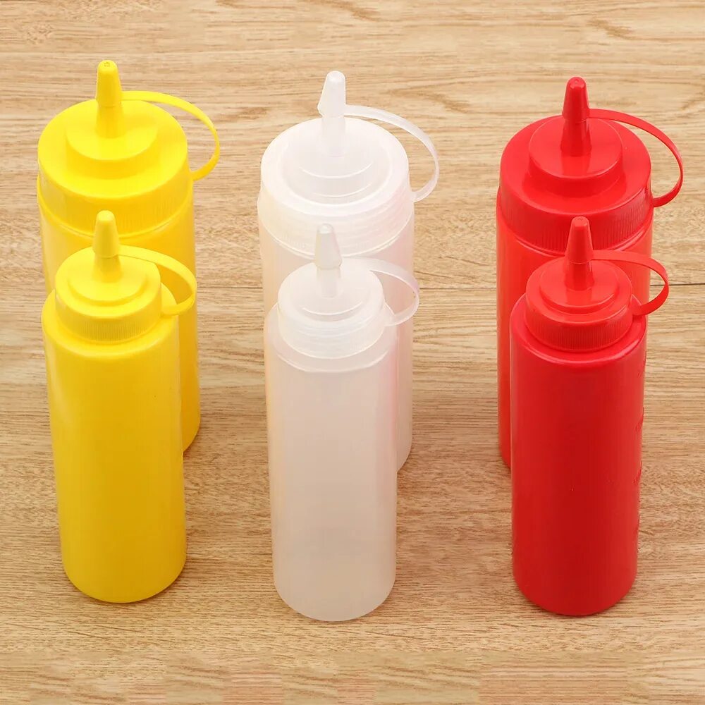 Диспенсер 700 мл (соусник) пласт. Емкость для соуса 700мл прозрачная MG /1/24/. Соусница пластиковая. Бутылки для соусов пластиковые.