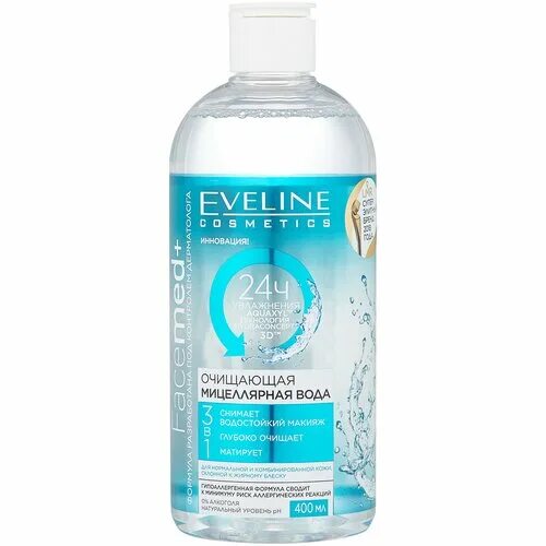 мицеллярная вода эвелин. мицеллярная вода эвелин 3 в 1. мицеллярная вода eveline 500ml innovation. Facemed+ eveline мицеллярная вода очищающая 3 в 1 400мл. мицеллярная вода eveline голубая.