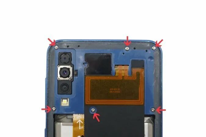 Mổ bụng Samsung Galaxy A50 khám phá vân tay dưới màn hình - Teardown Galaxy A50 