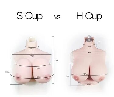 Cup Huge Silicone Boobs(Silicone Stuffing Optional) InTheMask by Molis n cu...