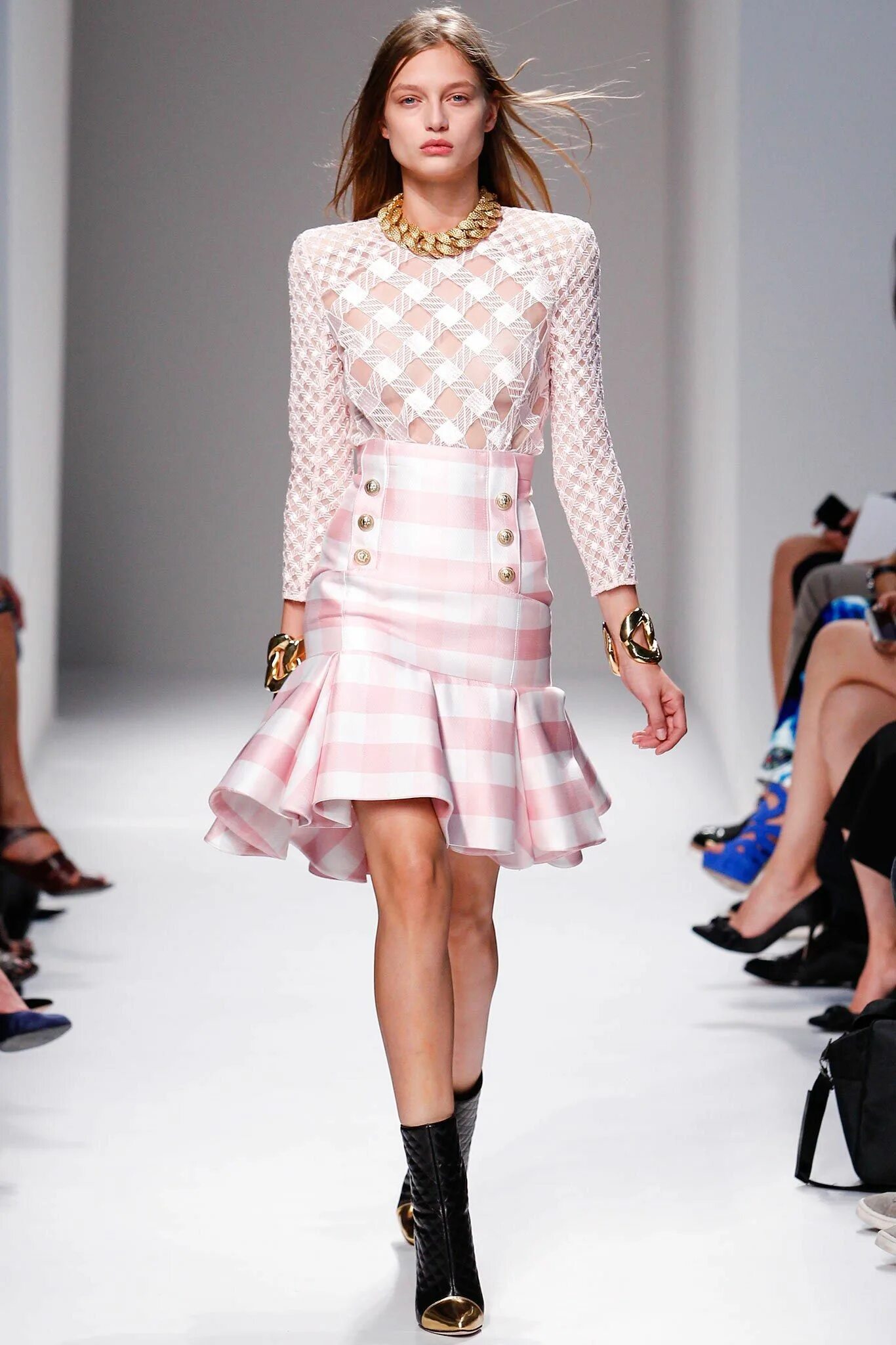 Balmain Spring 2014. Модные платья. Тенденция 2014