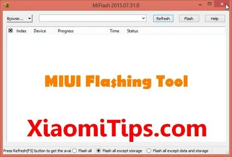 Mi flashing tool