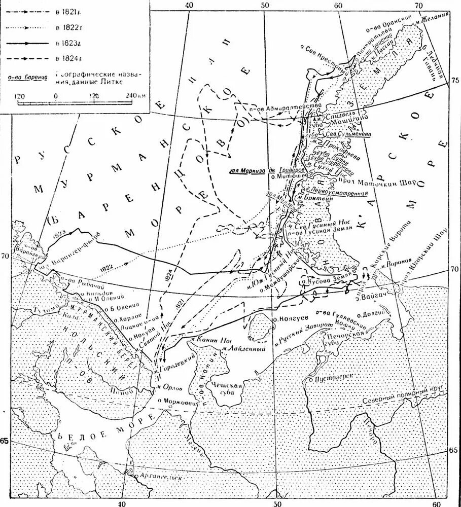 К литка к морка. Карта экспедиции ф п Литке. Федор Петрович Литке маршрут путешествия. Литке Федор Петрович карта. Литке Федор Петрович карта путешествий.