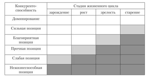 Матрица жизненного цикла