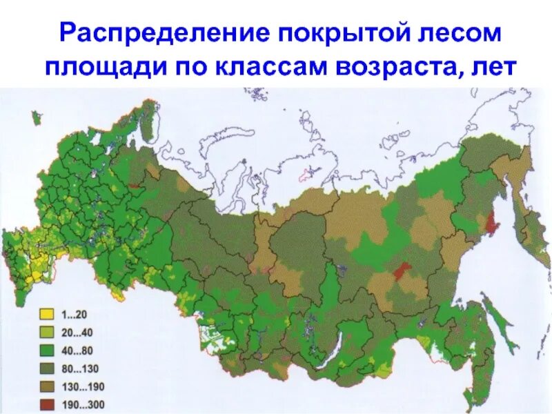 Лесистость урала