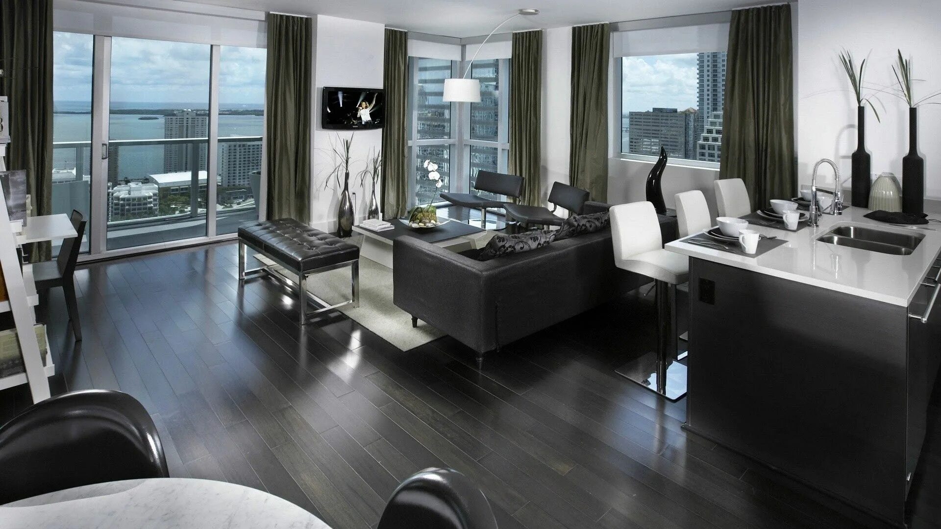 Кабинет , офис в тёмном стиле. Черный интерьер минимализм. Темный пол в интерьере. Стиль урбан в интерьере. Ковровая плитка escom 7070.