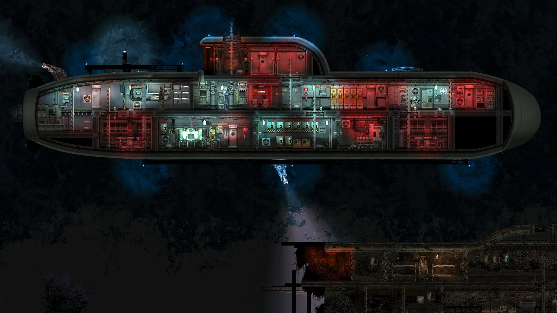 Подводная лодка Barotrauma. Матриарх Barotrauma. Баратрума игра подлодка. Barotrauma 2.