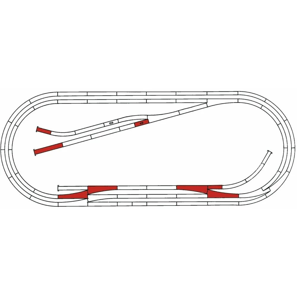 Linear track. Roco 61123. рельсы роко. roco line track plans h0. roco line gleisset a.
