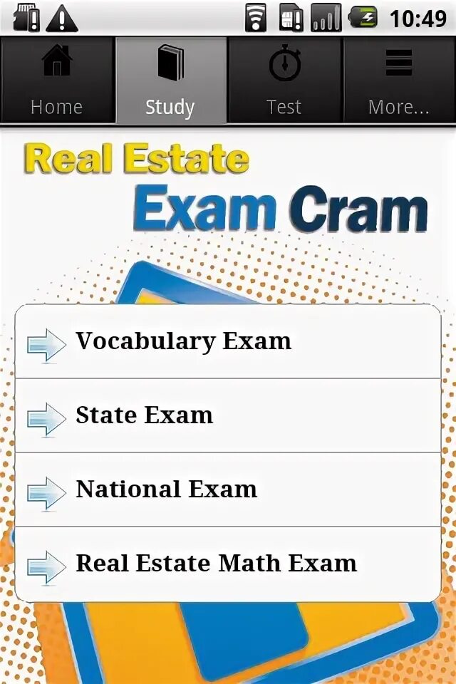 Exams vocabulary. Cram приложение. Wifre Exam real Home.