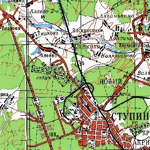 Карта ступина