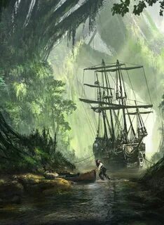 Карибское море арт
