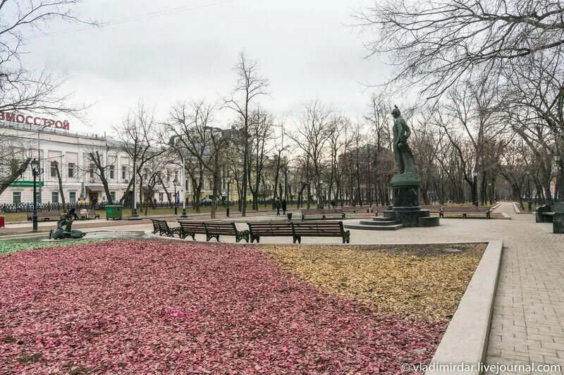 Что было на месте тверского бульвара