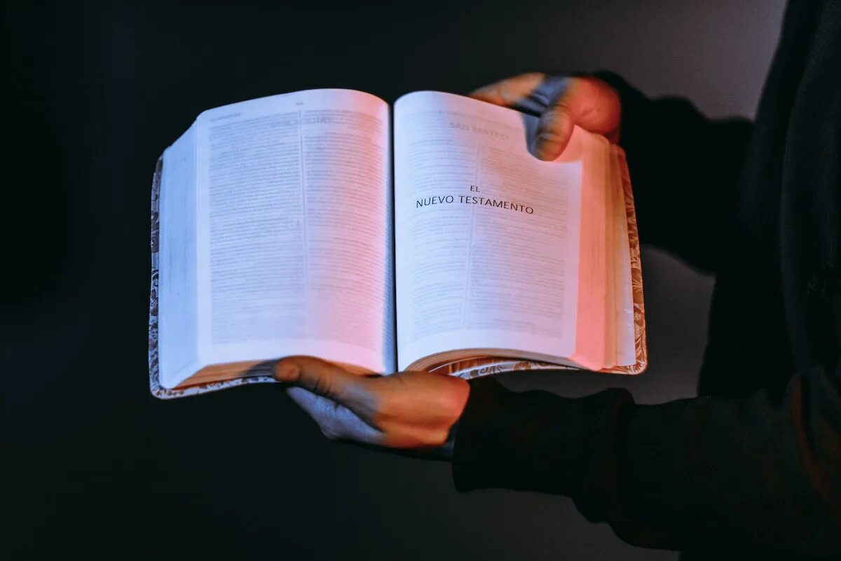 Раскрытая книга в руках. Открытая книга в руках. Библия. Красивая Библия.