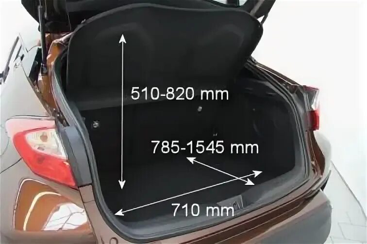 Размеры c hr. Размеры багажного отделения тойота c-hr.