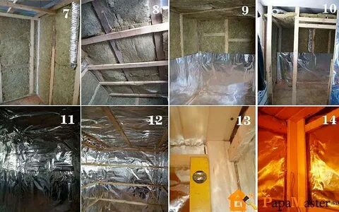 Баня своими руками утепление стен