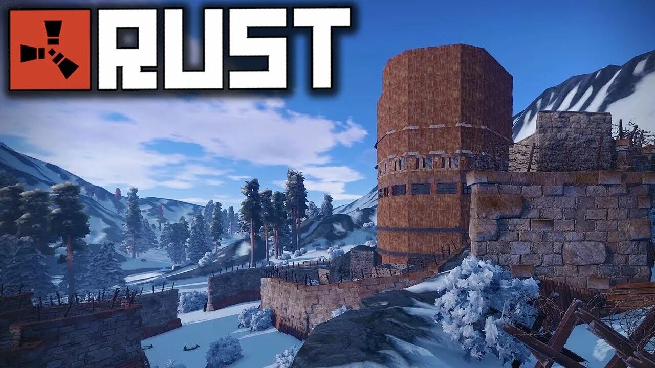 Rust обновление. Крепость в раст. rust зима. rust дом в зиме. зимний домик раст.