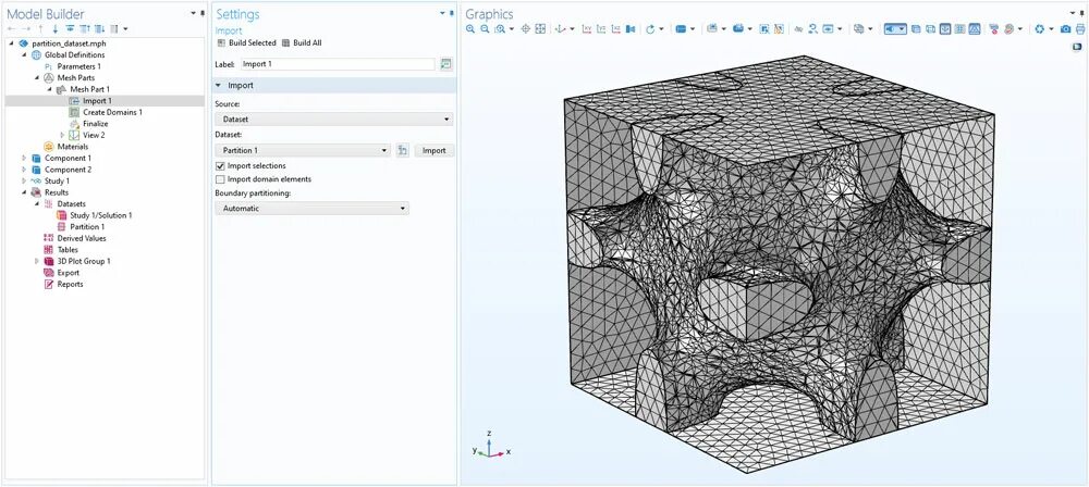 Сетка для построения. COMSOL программа. COMSOL сетка. Сетка конечных элементов в КОМСОЛ. Mesh import