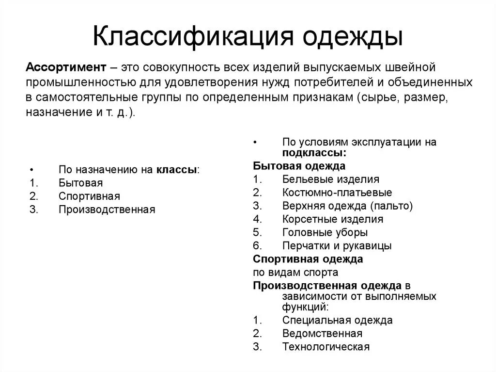 Классификация конструкций одежды. Классификация швейных изделий таблица. Ассортимент швейных изделий. Классификация товаров одежды. Основные товарные группы